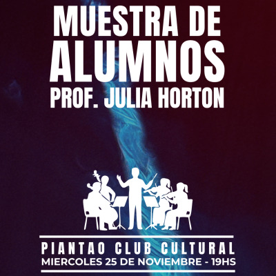 Muestra de Alumnos de Julia Horton