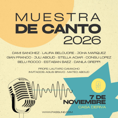 Muestra de Canto - 2026