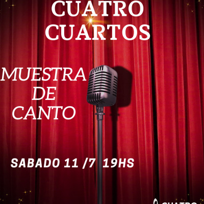 Muestra de Canto Instituto de Musica Cuatro Cuartos