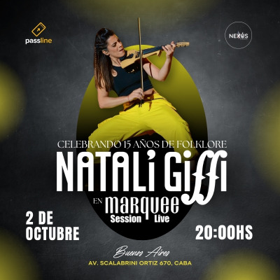 Natalí Giffi 15 Años de Folklore