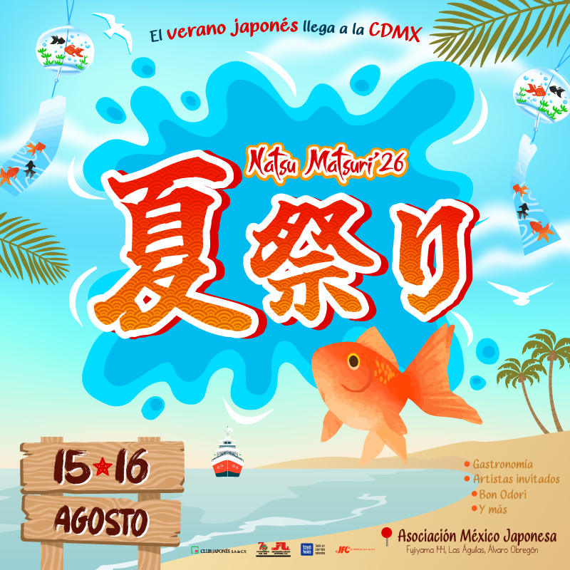 Natsu Matsuri 2026 - Sábado 15 de agosto