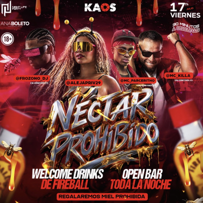 NÉCTAR PROHIBIDO OPEN BAR - KAOS