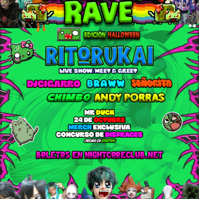 NIGHTCORE RAVE VOL. 6 — EDICIÓN HALLOWEEN
