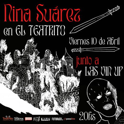NINA SUÁREZ presenta EL LADO OSCURO en EL TEATRITO junto a LAS VIN UP