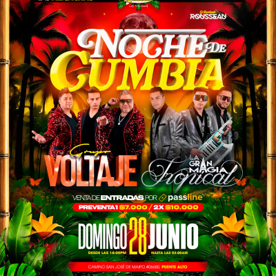 Noche de Cumbias con La Gran Magia y Voltaje