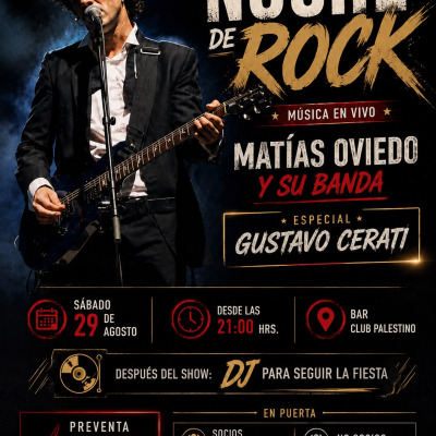 Noche de Rock - Matías Oviedo y su banda