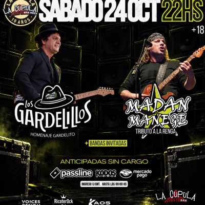 Los Gardelillos & Madan Manege tributo a La Renga en La Cúpula  !