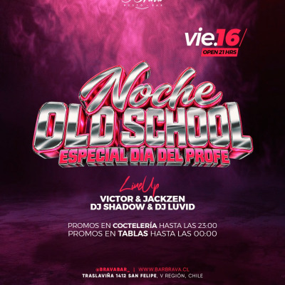 Noche Old School - Bar Brava