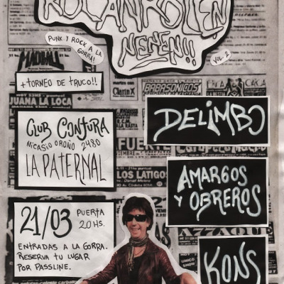NOCHE RETRUCO // DELIMBO + AMARGOS Y OBREROS + KONS // EN CLUB CONJURA