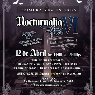 Nocturnalia Fest Dark City Edition VI @nocturnaliafest