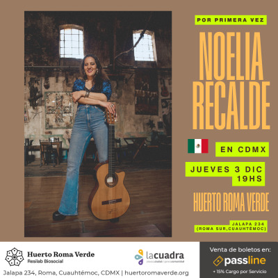 Noelia Recalde en vivo en Ciudad de México