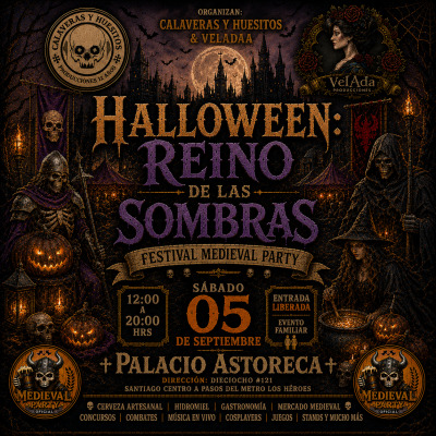 OCTUBRE - MEDIEVAL PARTY & VELADAA - PALACIO ASTORECA