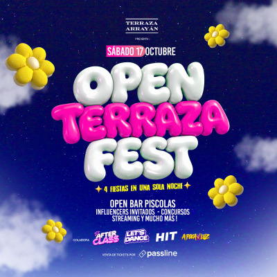OPEN TERRAZA || TERRAZA ARRAYÁN || SABADO 17 OCTUBRE