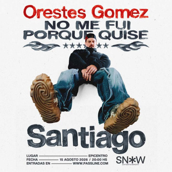 Orestes Gomez - No Me Fui Por Que Quise Showcase en Santiago de Chile