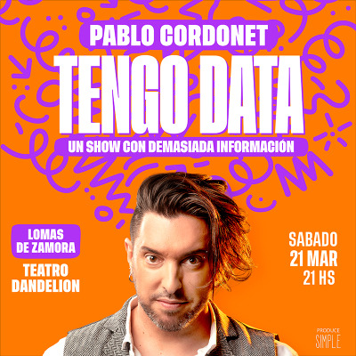 Pablo Cordonet en Dandelion Arte Complejo Cultural