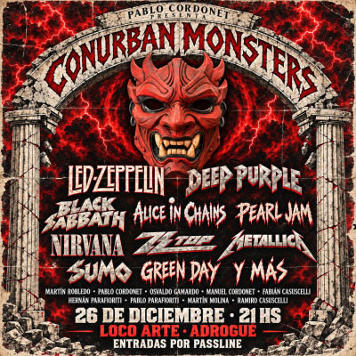 PABLO CORDONET presenta \CONURBAN MONSTERS\