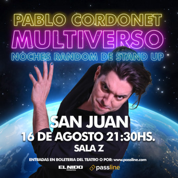 Pablo Cordonet presenta MULTIVERSO en San Juan.