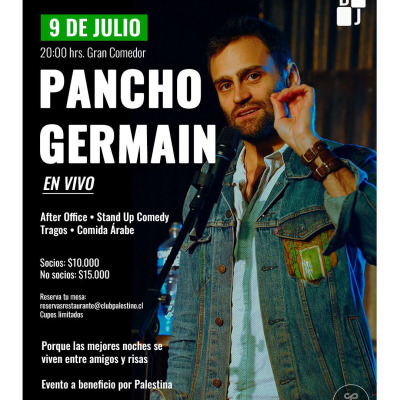 Pancho Germain Stand-Up por Palestina