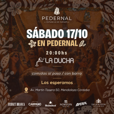 PEDERNAL 17/10 con LA DUCHA