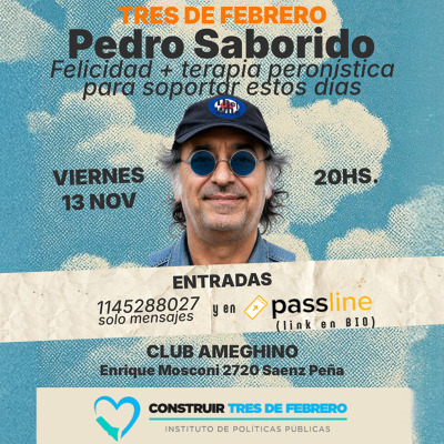 PEDRO SABORIDO en 3 DE FEBRERO.