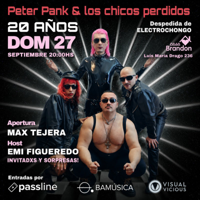 PETER PANK & LOS CHICOS PERDIDOS - 20 aniversario
