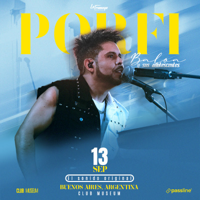 Porfi Baloa y Sus Adolescentes - Tour 2026