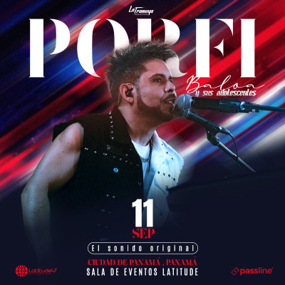 Porfi Baloa y Sus Adolescentes Panama - Tour 2026
