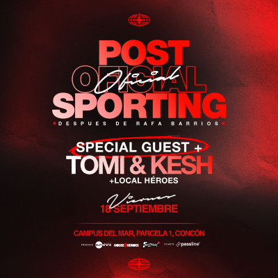 POST OFICIAL SPORTING - VIERNES 18 DE SEPTIEMBRE 🇨🇱