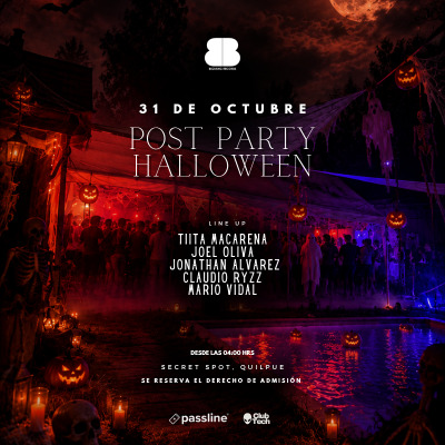 POST PARTY HALLOWEEN  31 OCT