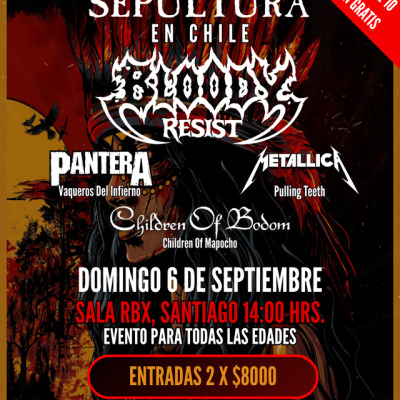 Previa a SEPULTURA en Chile