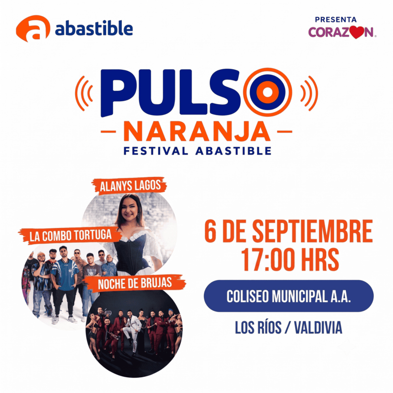 Pulso Naranja Abastible 2026 Valdivia