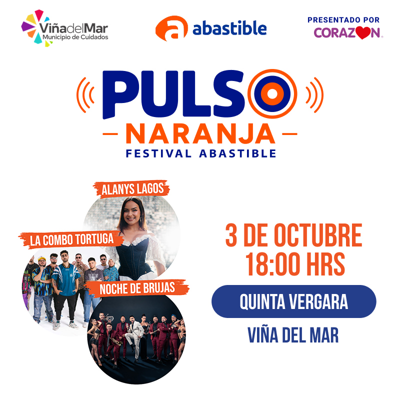 Pulso Naranja Abastible 2026 Viña del Mar