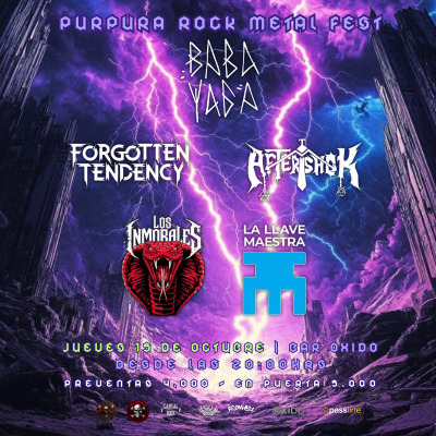 Afiche de Purpura Rock Metal Fest