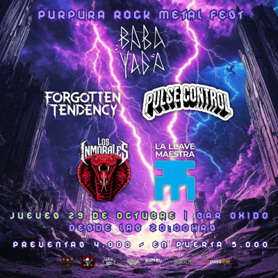 Purpura RocK Metal Fest  Oxido Vol2