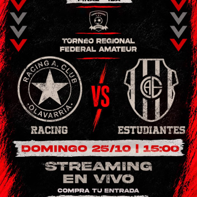 Racing vs. Estudiantes | Cuartos de final ida - Torneo Regional 2026