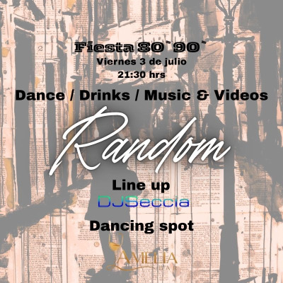 Random , fiesta 80s 90s