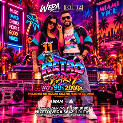 RETRO PARTY 11.10 PREFERIADO WEPAFEST