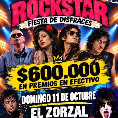 ROCKSTAR- Fiesta de disfraces
