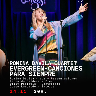 ROMINA DÁVILA QUARTET EVERGREEN — CANCIONES PARA SIEMPRE