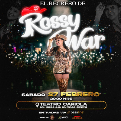 ROSSY WAR EN SANTIAGO