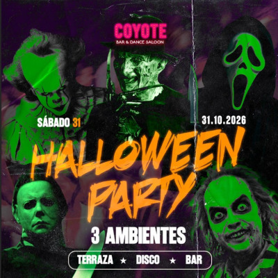 SAB 31 // HALLOWEEN PARTY Coyote Beach Viña