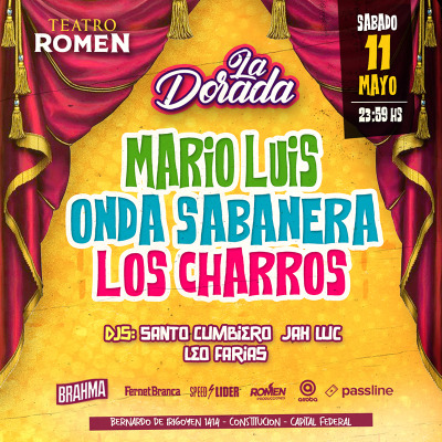 Sabado 11.05 - La Dorada @ Teatro Romen