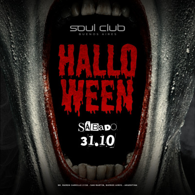 SÁBADO 31/10 - HALLOWEEN X SOUL CLUB