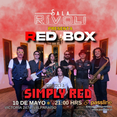 Sala Rívoli Presenta a Red Box Tributo a Simply Red
