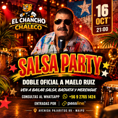 🔥 SALSA PARTY / SHOW DOBLE OFICIAL A MAELO RUIZ 🔥