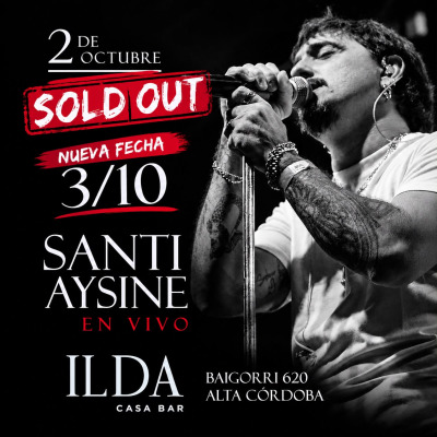 SANTI AYSINE EN CÓRDOBA 03/10