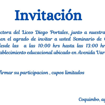 SEMINARIO DE CIBERSEGURIDAD LICEO DIEGO PORTALES
