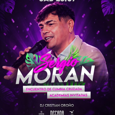 Show de Sergio Moran en Decada