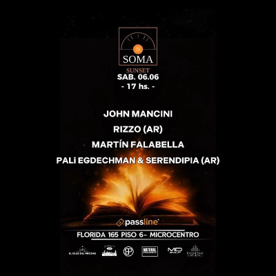 Soma Sunset Sab 6 de Junio