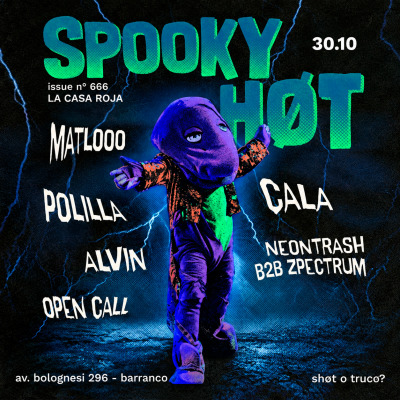 SPOOKY HØT | 30.10 | CASA ROJA - BARRANCO